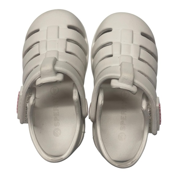 Sperry Toddler White Caged Sandals Size: 4 - Picture 8 of 8
